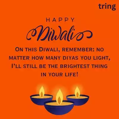 Funny Diwali Wishes for Girlfriend