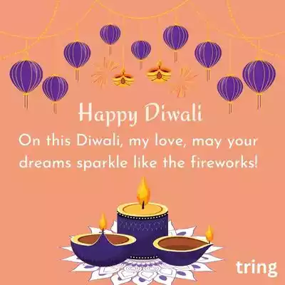 Chhoti Diwali Wishes for Girlfriend